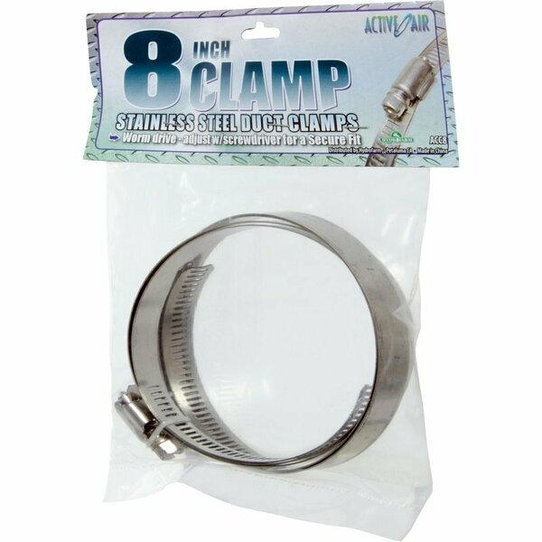 Hydrofarm DCT CLAMP SS SLV 8-5/8 in. D ACC8